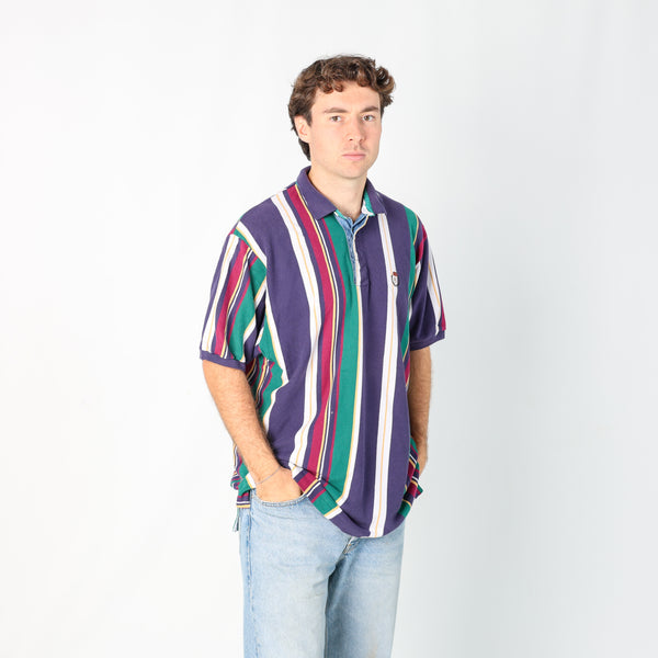 Multi Coloured 90s Chaps Ralph Lauren T-Shirt (L)